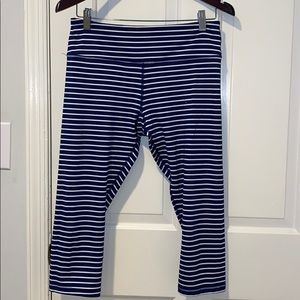 Striped Capri Leggings